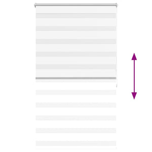 Tenda a rullo oscurante zebra 100x175 bianca cod mxl 42913