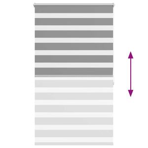 Tenda a rullo oscurante zebra 100x175 grigia cod mxl 46235