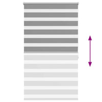 Tenda a rullo oscurante zebra 100x175 grigia 240211