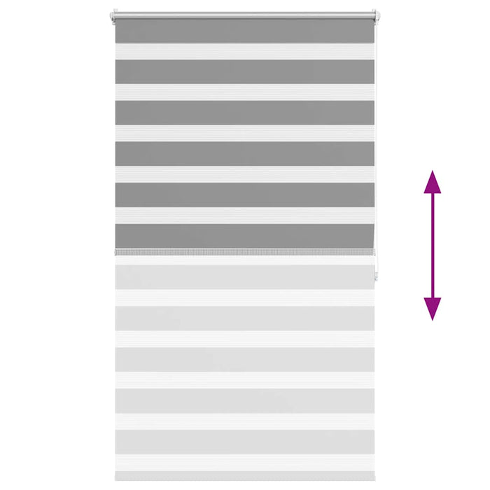 Tenda a rullo oscurante zebra 100x175 grigia 240211