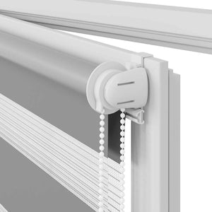 Tenda a rullo oscurante zebra 100x175 grigia 240211