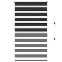 Tenda a rullo oscurante zebra 100x175 nera 240212