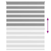 Tenda a rullo oscurante zebra 120x175 cm grigia cod mxl 48658
