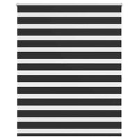 Tenda a rullo oscurante zebra 120x175 cm nera cod mxl 52296