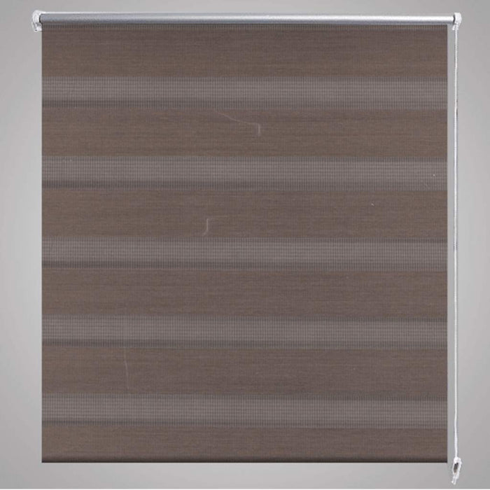 Tenda a rullo oscurante zebra 120x175 cm caffé 240217