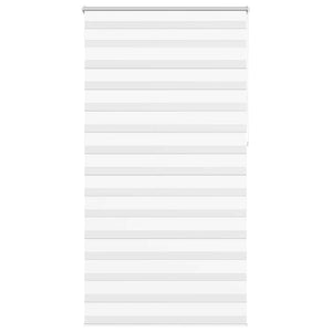 Tenda a Rullo Oscurante Zebra 120x230 cm Bianca cod mxl 46315