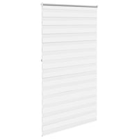 Tenda a Rullo Oscurante Zebra 120x230 cm Bianca cod mxl 46315