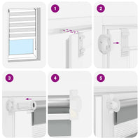 Tenda Oscurante 140 x 175 cm Bianca 240222