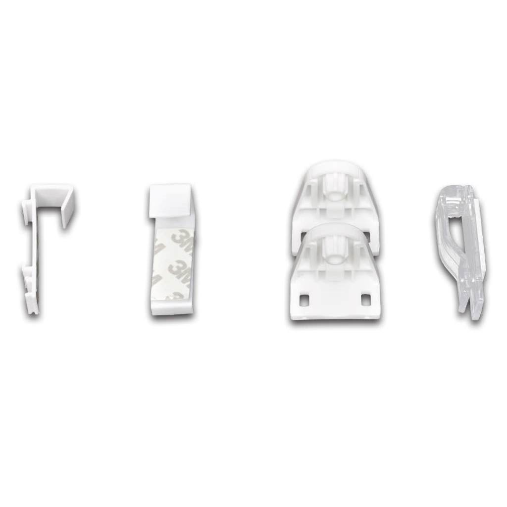 Tenda a rullo oscurante zebra 140x175cm grigia 240223