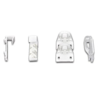 Tenda a rullo oscurante zebra 140x175cm grigia 240223