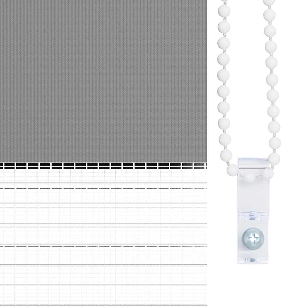 Tenda a rullo oscurante zebra 140x175cm grigia 240223