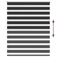 Tenda a rullo oscurante zebra 140x175cm nera 240224