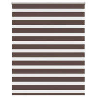 Tenda a rullo oscurante zebra 140x175cm caffÃ©