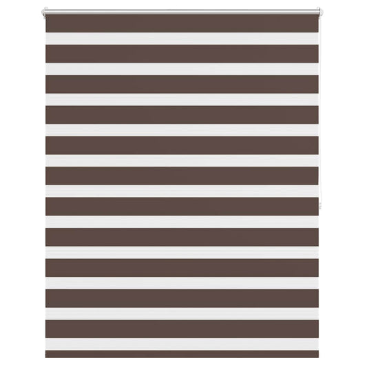 Tenda a rullo oscurante zebra 140x175cm caffÃ©