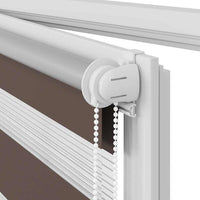 Tenda a rullo oscurante zebra 140x175cm caffé 240225