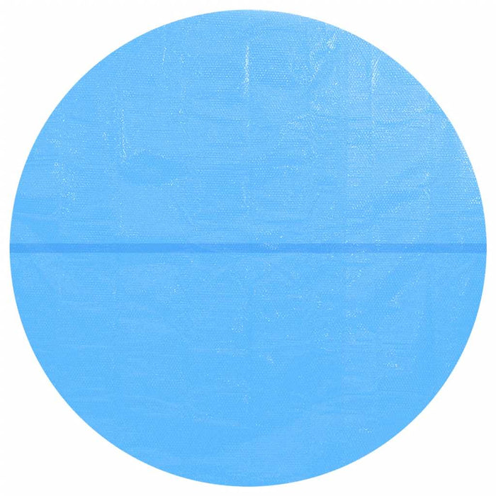 Pellicola Galleggiante Solare PE Rotonda 455 cm per Piscina Blu 90346