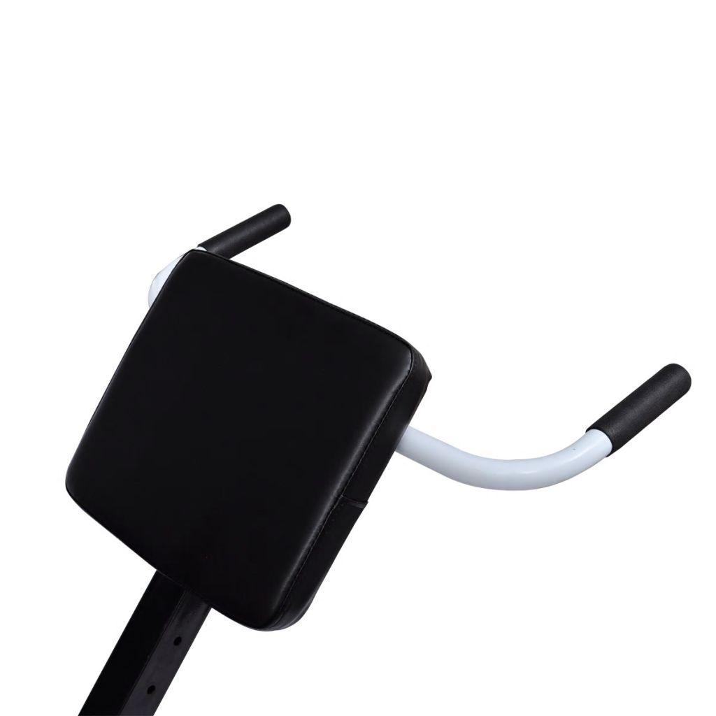 Panca per schienali in acciaio sport fitness bodybuilding bianca e nera 02_0000032