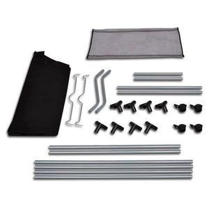 Classificatore lavanderia con 4 borse nero 240367