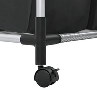 Classificatore lavanderia con 4 borse nero 240367