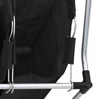 Classificatore lavanderia con 4 borse nero 240367