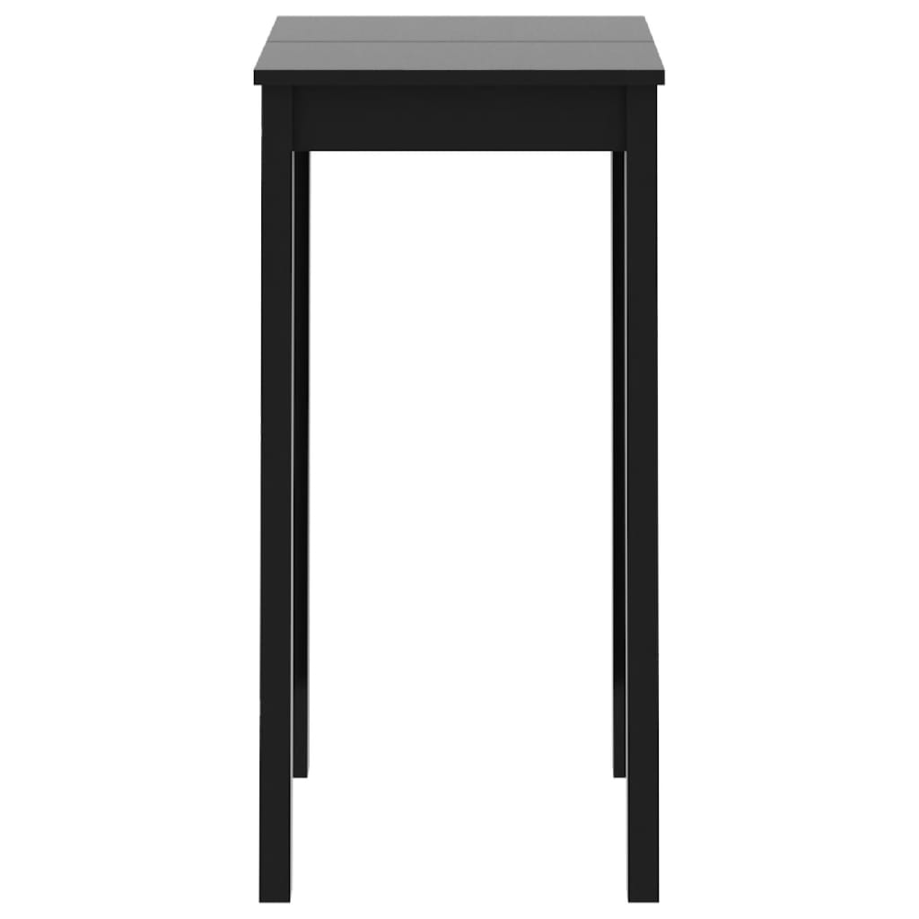 Tavolo da Bar in MDF Nero 55x55x107 cm 240379
