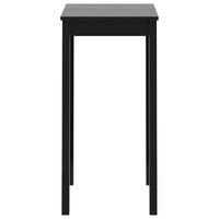 Tavolo da Bar in MDF Nero 55x55x107 cm 240379