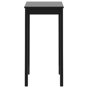 Tavolo da Bar in MDF Nero 55x55x107 cm 240379