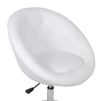 Sgabelli da Bar 2 pz Bianchi in Similpelle 240452