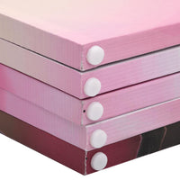 Paravento-Divisorio Pieghevole 160x170cm con Stampa Fiore