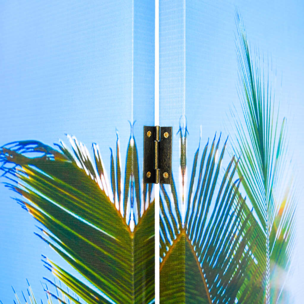 Paravento Pieghevole 200x170 cm con Stampa Spiaggia 240478