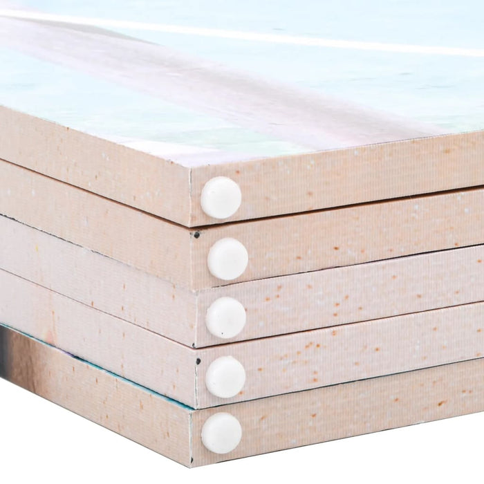 Paravento Pieghevole 200x170 cm con Stampa Spiaggia 240478