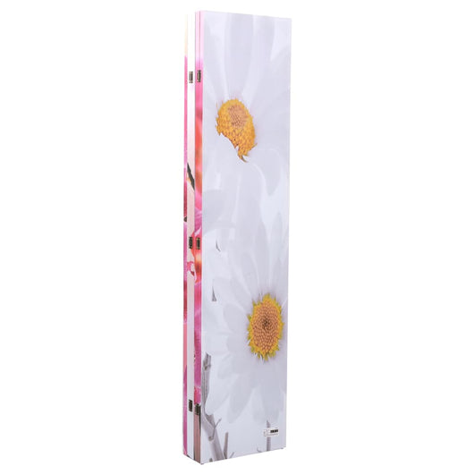Paravento Pieghevole 200x170 cm con Stampa Fiore 240479