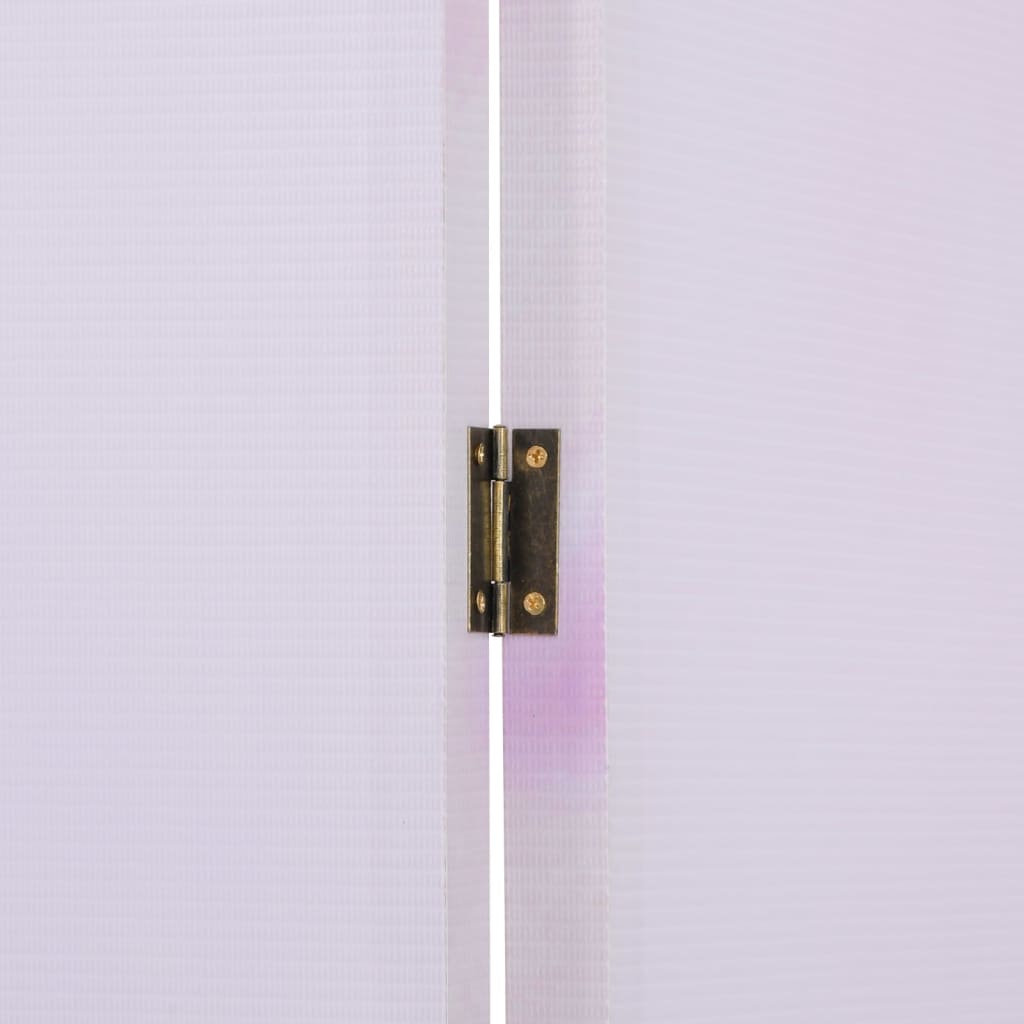 Paravento Pieghevole 200x170 cm con Stampa Fiore 240479