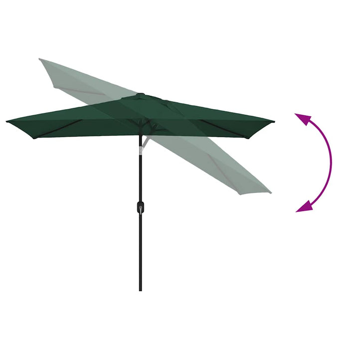 Parasole 200 x 300 cm Verde Rettangolare 40771