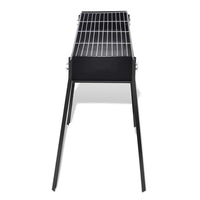 Supporto per BBQ a carbonella forma quadrata 75 x 28 cm cod mxl 12253