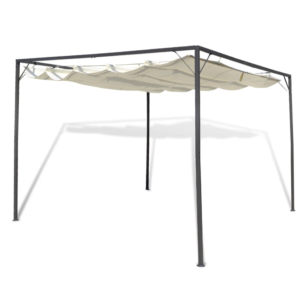 Gazebo da Giardino con Tettuccio Retrattile 40786