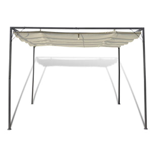 Gazebo da Giardino con Tettuccio Retrattile 40786