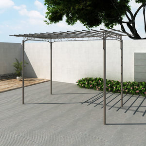Arco pergola da giardino per rose in acciaio decorazione giardino cod mxl 59634