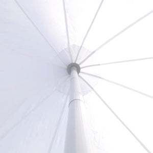 Gazebo padiglione tenda da giardino a stella esagonale 12m