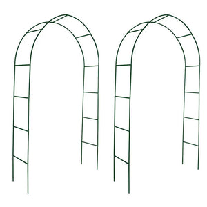 Archi da Giardino 2 pz-Set di 2 Archi da esterno per Piante Rampicanti