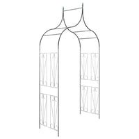 Arco da Giardino per Piante Rampicanti Verde Scurocod mxl 73105