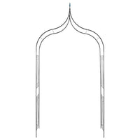 Arco da Giardino per Piante Rampicanti Verde Scuro 40777