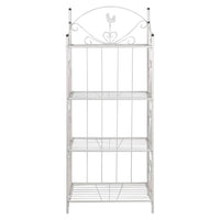 Supporto per Piante Quadrato Bianco 40781