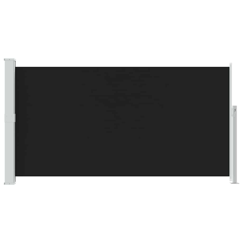 Tendalino Laterale per Patio Terrazzo 160 x 300 cm Nero 40809