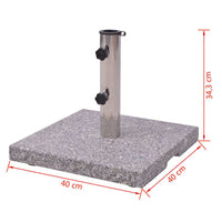 Base per parasole ombrellone in granito 20kg 40818