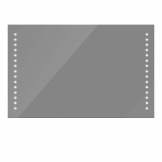 Specchio da bagno-Specchio per Bagno 100 x 60 cm( L x H) con luci led