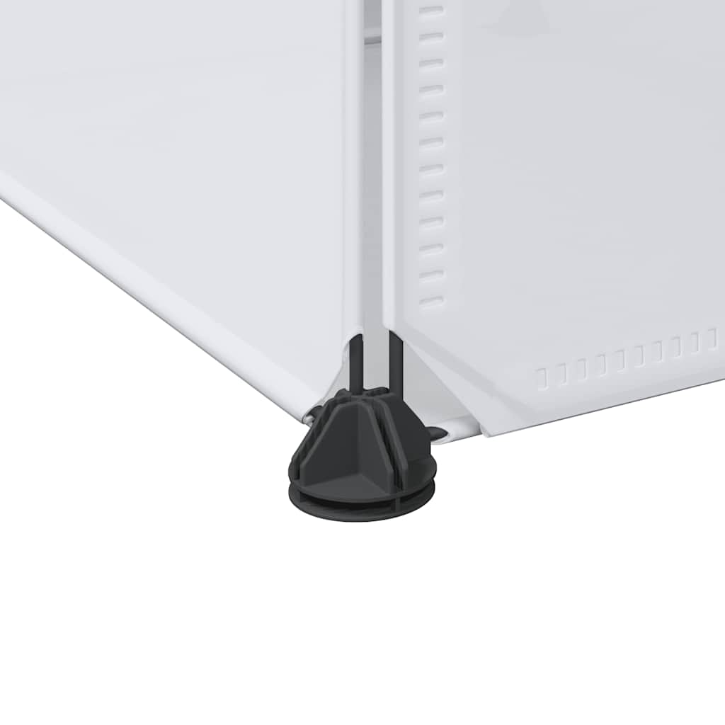 Armadio Modulare con 9 Scomparti 109x36,5x143 cm Bianco