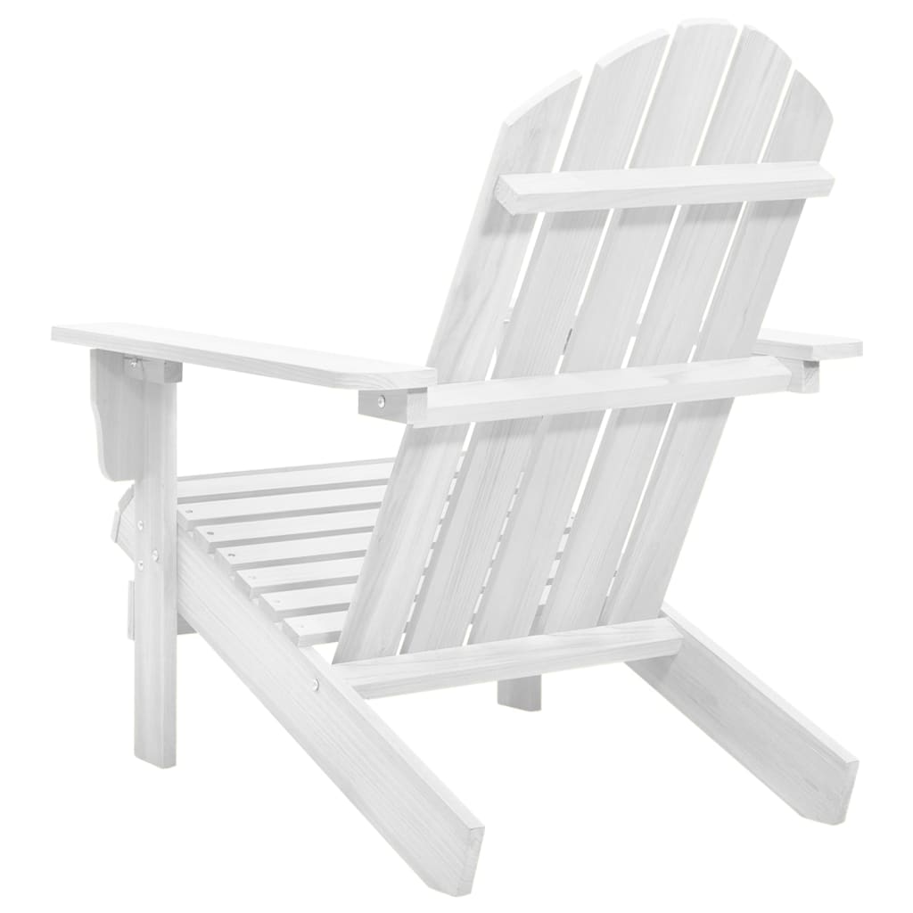 Sedia da Giardino in Legno Bianca cod mxl 24787