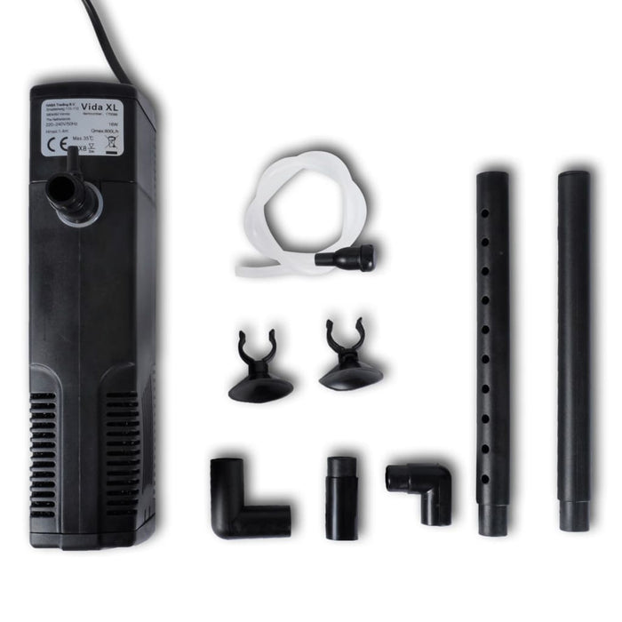 Filtro Pompa per acquario a carbone attivo 800L/h 170088