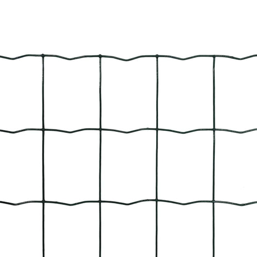 Recinzione Europea in Acciaio 10 x 1,5 m Verde cod mxl 18654